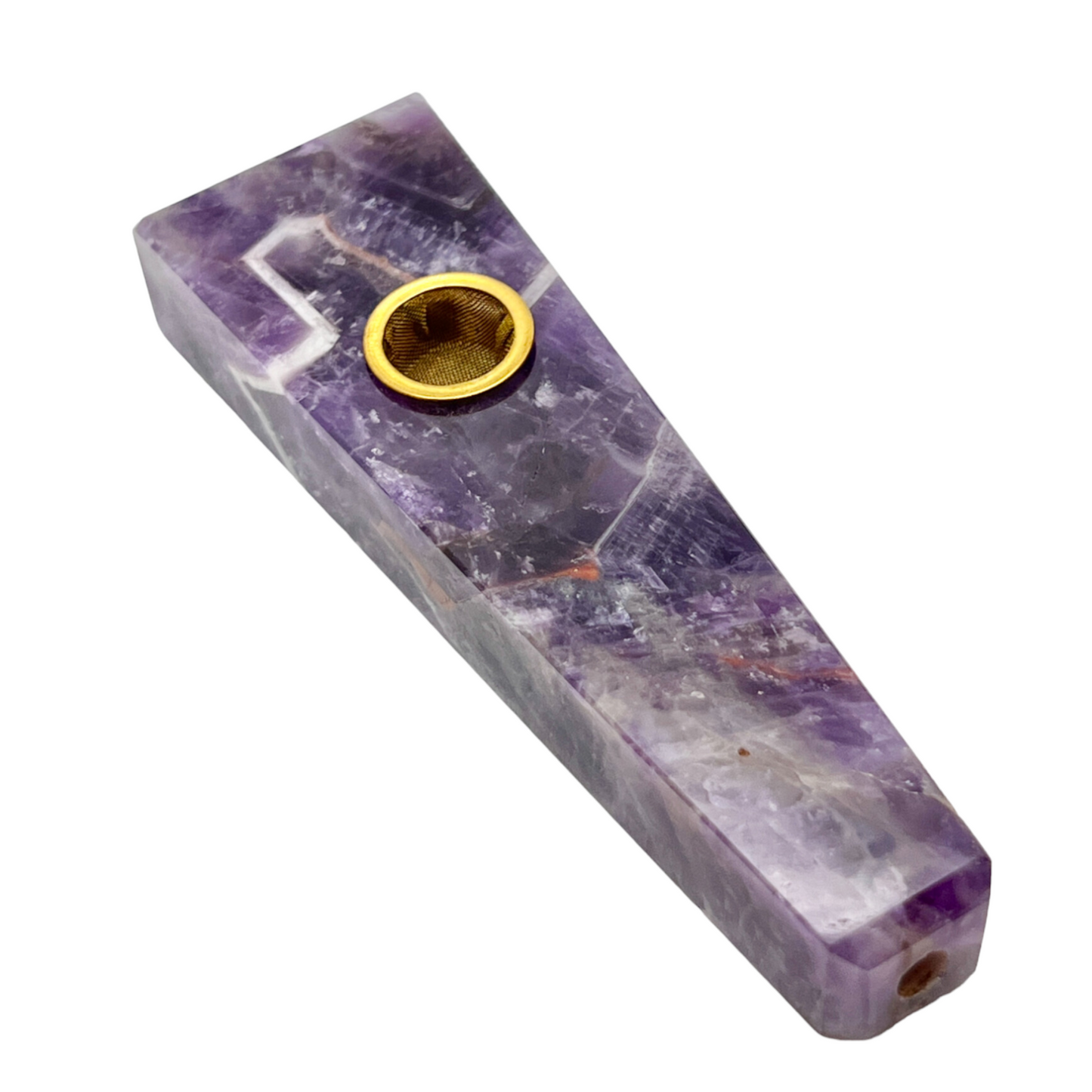 Amethyst Flat Crystal Pipe