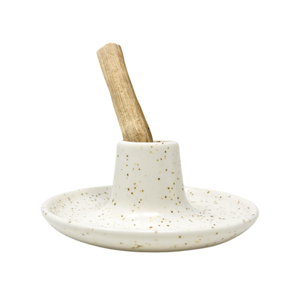 Palo Santo Holder • Glazed Ceramic in 3 Colors • Handmade