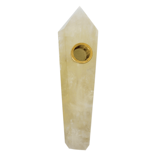 Citrine Crystal Pipe
