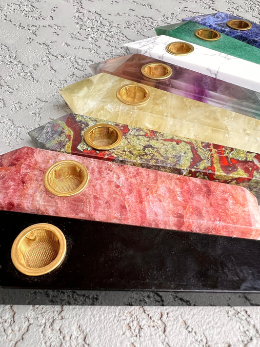 Citrine Crystal Pipe