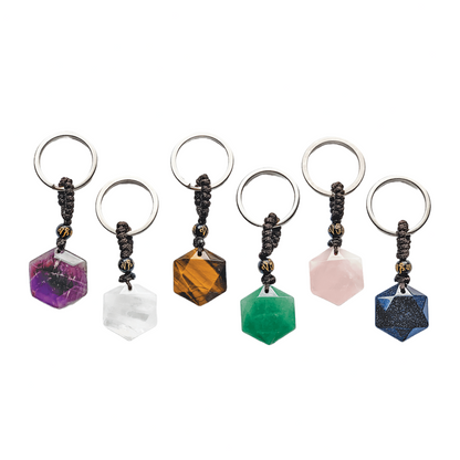Hexagon Keychain