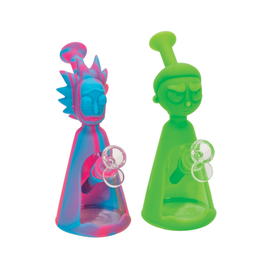 Rick and Morty Waterpipes - 7.5 inches