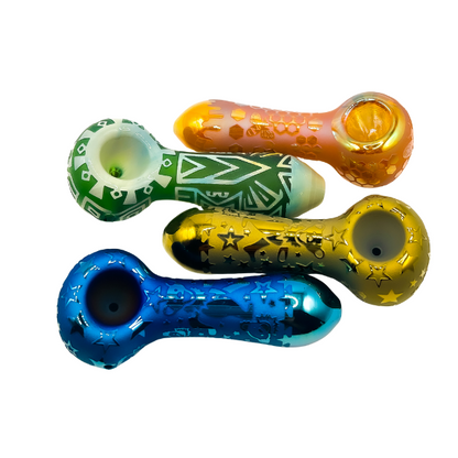 Electroplated Spoon Pipes