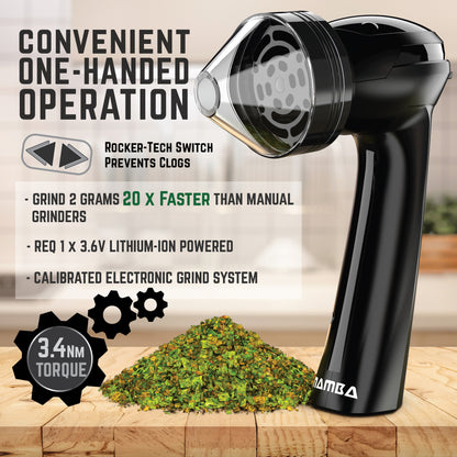 Extra Large Mamba Grinder V2 55mm 2 Gram Electric Herb Grinder