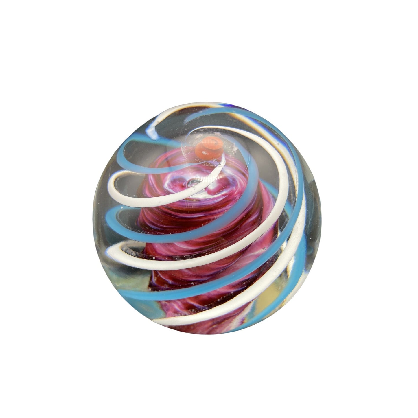 1991 Fire Island Glass Studio Paperweight