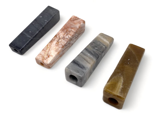 Hand Carved Natural Onyx Stone Cigarette Holder - Made in Mexico